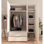HANAH HOME Ormar Flora 137 White - slika 3