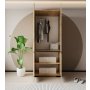 HANAH HOME Ormar Floransa 90 Safir hrast Anthracite - slika 3
