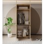 HANAH HOME Ormar Floransa 90 Safir hrast Anthracite v2 - slika 4