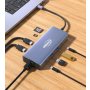 LINKOM Adapter TIP-C na 2xHDMI+2xUSB+2xTIP C+SD/TF+RJ45 - slika 1