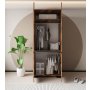 HANAH HOME Ormar Floransa 90 Orah Anthracite v3 - slika 3