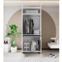 HANAH HOME Ormar Floransa 90 White Anthracite v2 - slika 3