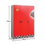 HANAH HOME Dečiji ormar Race Cup 3 Doors Wardrobe - slika 5