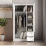 HANAH HOME Ormar Merlin White - slika 3