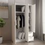HANAH HOME Ormar Merlin White - slika 4