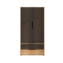 HANAH HOME Ormar Flora 90 Safir hrast Anthracite - slika 4