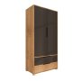 HANAH HOME Ormar Flora 90 Safir hrast Anthracite - slika 5