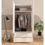 HANAH HOME Ormar Flora 90 White - slika 3