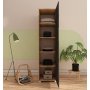 HANAH HOME Ormar Flora 47 Safir hrast Antracit - slika 3