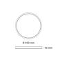 GREENTECH LED plafonjera 36W 3CCT (CLE-36W) - slika 4