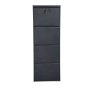 HANAH HOME Ormar za cipele Garda 4 Anthracite - slika 1