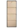 HANAH HOME Rmar za cipele Garda 4 Brown Cream - slika 4