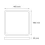 GREENTECH LED plafonjera 36W 4000K (CLD-8907) - slika 3
