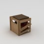 HANAH HOME Ormar za cipele Jolly prirodno drvo - slika 1