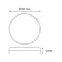 GREENTECH LED plafonjera 24W 4000K (CLD-8904) - slika 3