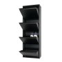 HANAH HOME Ormar za cipele Marino 4 Black - slika 2