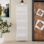 HANAH HOME Ormar za cipele Locking 5 Piece Metal White - slika 4