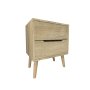 HANAH HOME Noćni ormarić Flora Safir hrast - slika 4