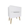 HANAH HOME Noćni ormarić Flora White - slika 4