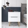 HANAH HOME Noćni ormarić Flora White - slika 2