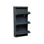 HANAH HOME Ormar za cipele Primo 3 Anthracite - slika 4