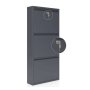 HANAH HOME Ormar za cipele Primo 3 Anthracite - slika 1