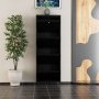 HANAH HOME Ormar za cipele Locking 4 Piece Metal Black - slika 3