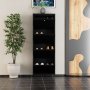 HANAH HOME Ormar za cipele Locking 4 Piece Metal Black - slika 5