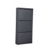HANAH HOME Ormar za cipele Torino 3 Anthracite - slika 3