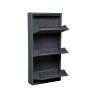 HANAH HOME Ormar za cipele Torino 3 Anthracite - slika 1