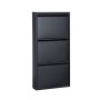 HANAH HOME Ormar za cipele Torino 3 Black - slika 1