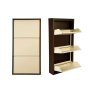 HANAH HOME Ormar za cipele Torino 3 Brown Cream - slika 1