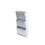HANAH HOME Ormar za cipele Torino 3 White - slika 1