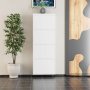 HANAH HOME Ormar za cipele 4 Piece Metal White - slika 2