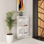 HANAH HOME Ormar za cipele Locking 3 Piece Metal White - slika 4