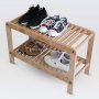 HANAH HOME Stalak za cipele prirodno drvo CPT4822 70 - slika 1