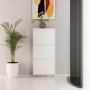 HANAH HOME Ormar za cipele 3 Piece Metal White - slika 3