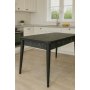 HANAH HOME Produžni set trpezarijskih stolova i stolica (5 komada) Lotus Black - slika 2