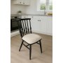 HANAH HOME Produžni set trpezarijskih stolova i stolica (5 komada) Lotus Black - slika 4