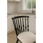 HANAH HOME Produžni set trpezarijskih stolova i stolica (5 komada) Lotus Black - slika 5