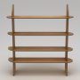 HANAH HOME Polica za knjige Scala 2 - slika 3