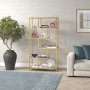 HANAH HOME Polica za knjige By 30 Gold Transparent - slika 2