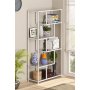 HANAH HOME Polica za knjige By 30 White Transparent - slika 3