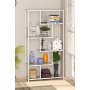 HANAH HOME Polica za knjige By 30 White Transparent - slika 2