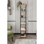 HANAH HOME Polica za knjige Bookcase 6 Tiers Square Hrast - slika 2