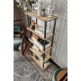 HANAH HOME Polica za knjige Bookcase 5 Rect Hrast - slika 1
