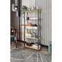 HANAH HOME Polica za knjige Bookcase 5 Rect Hrast - slika 2