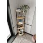 HANAH HOME Polica za knjige Bookcase 6 Corner Hrast - slika 1