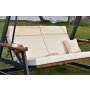HANAH HOME Baštenska trostruka ljuljaška stolica Nova 2400 Beige - slika 3