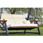 HANAH HOME Baštenska trostruka ljuljaška stolica Nova 2400 Beige - slika 4